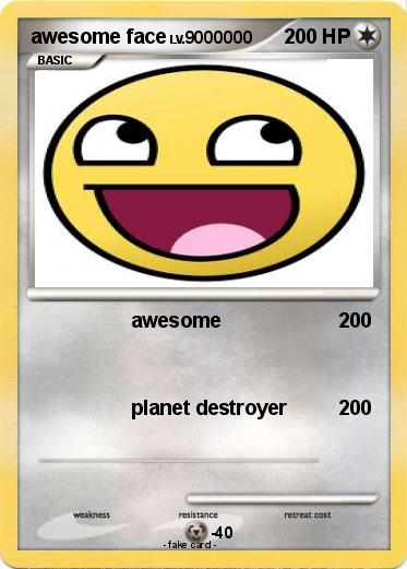Pokemon awesome face