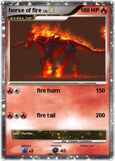 Pokemon horse of fire