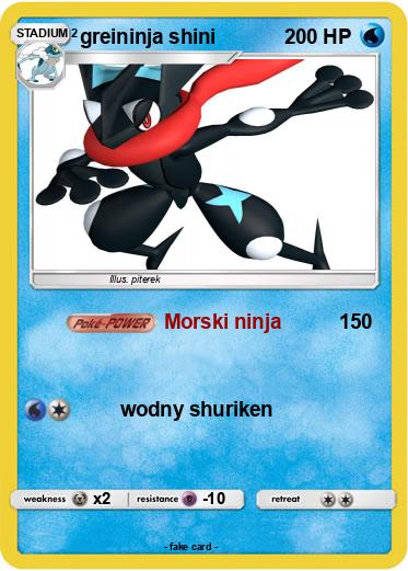 Pokemon greininja shini