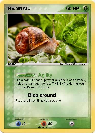 Pokemon THE SNAIL