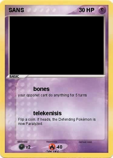 Pokemon SANS