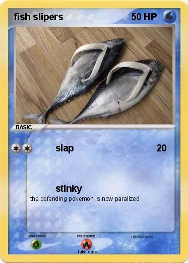 Pokemon fish slipers