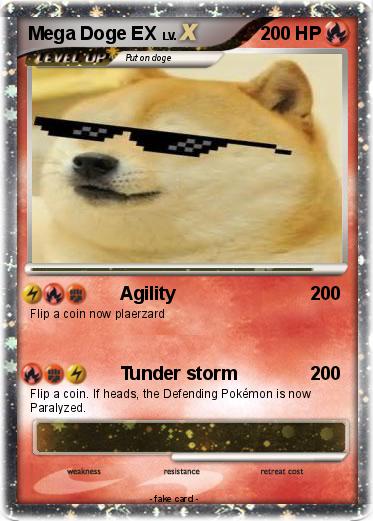 Pokemon Mega Doge EX