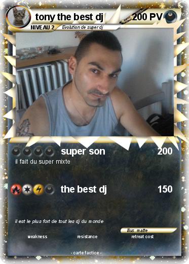 Pokemon tony the best dj