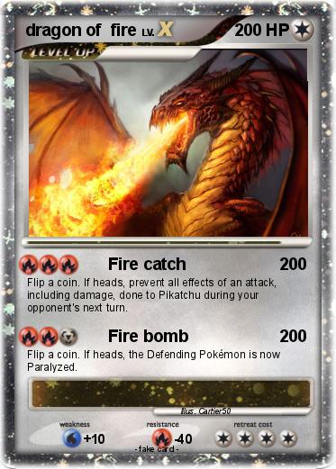 Pokemon dragon of  fire