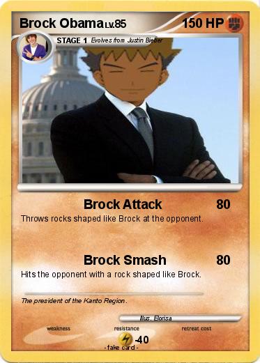 Pokemon Brock Obama