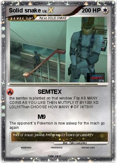 Pokemon Solid snake