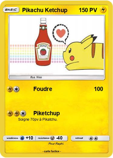 Pokemon Pikachu Ketchup