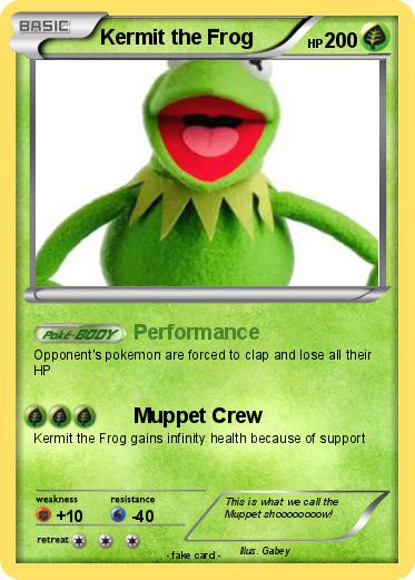 Pokemon Kermit the Frog