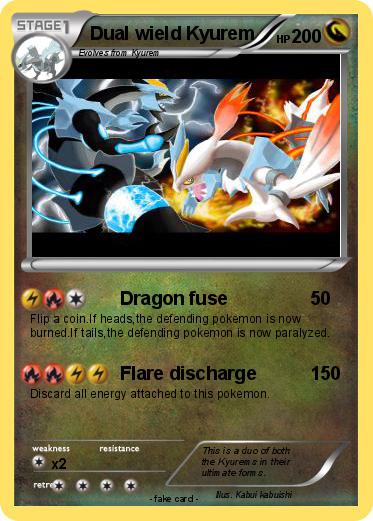 Pokemon Dual wield Kyurem