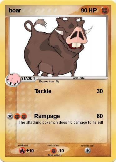 Pokemon boar