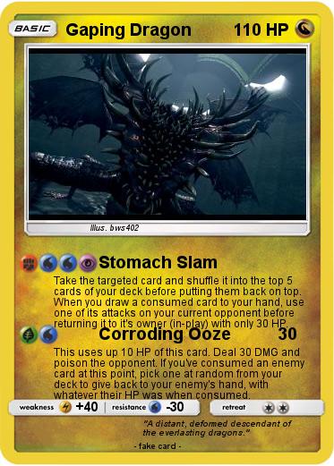 Pokemon Gaping Dragon