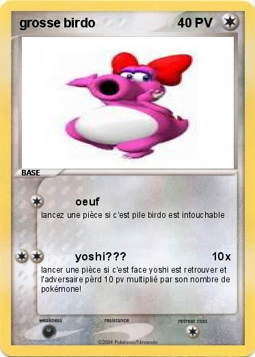 Pokemon grosse birdo