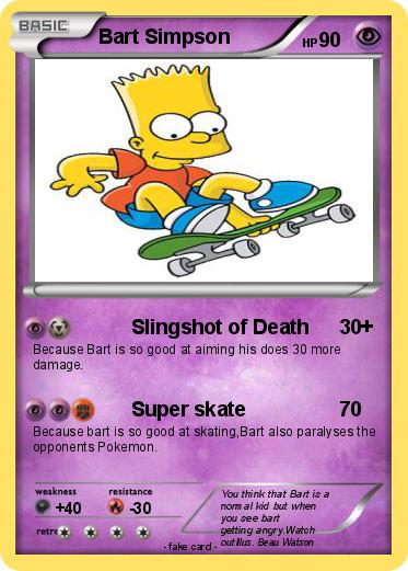 Pokemon Bart Simpson