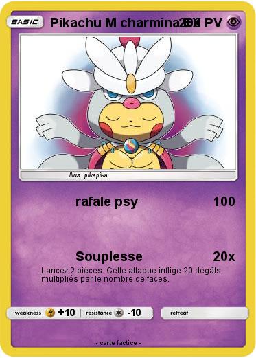 Pokemon Pikachu M charmina EX