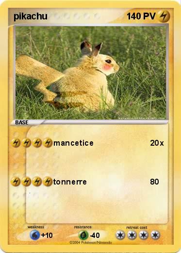Pokemon pikachu