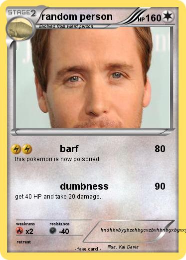Pokemon random person