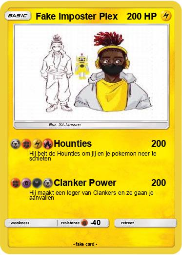Pokemon Fake Imposter Plex