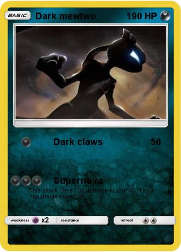 Pokemon Dark mewtwo