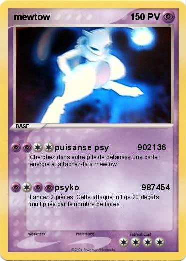 Pokemon mewtow