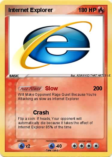 Pokemon Internet Explorer
