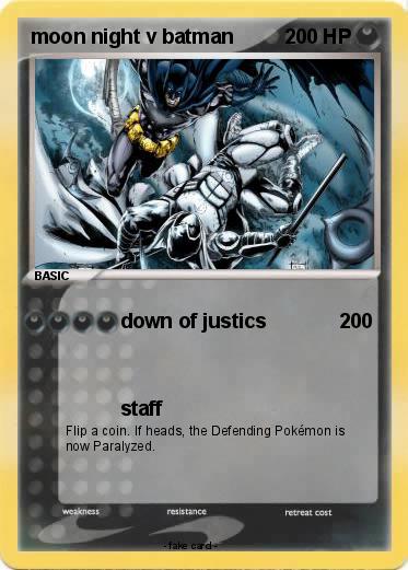 Pokemon moon night v batman