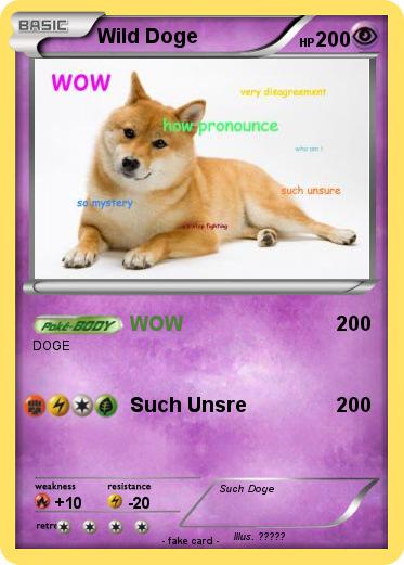Pokemon Wild Doge