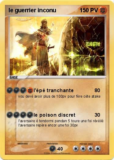 Pokemon le guerrier inconu
