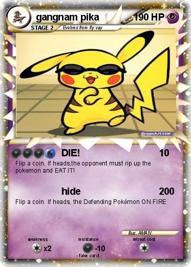 Pokemon gangnam pika