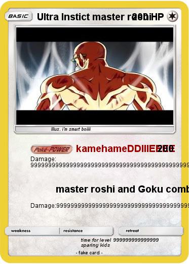 Pokemon Ultra Instict master roshi