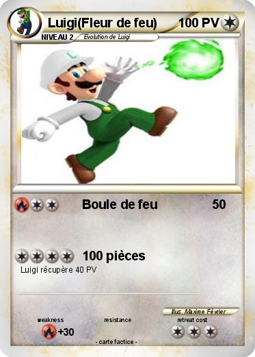 Pokemon Luigi(Fleur de feu)