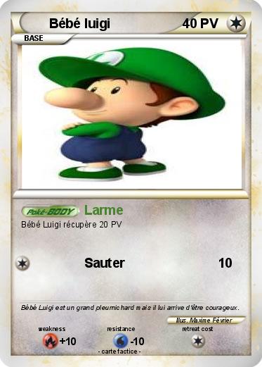 Pokemon Bébé luigi