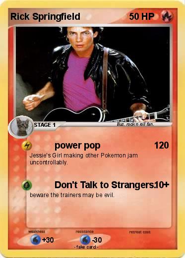 Pokemon Rick Springfield