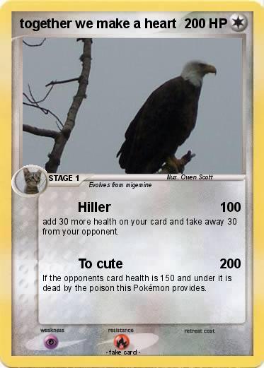 Pokemon together we make a heart