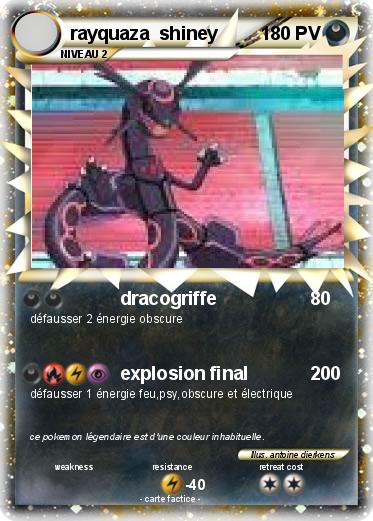 Pokemon rayquaza  shiney
