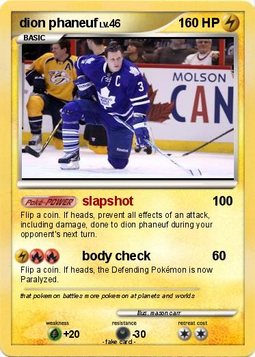 Pokemon dion phaneuf