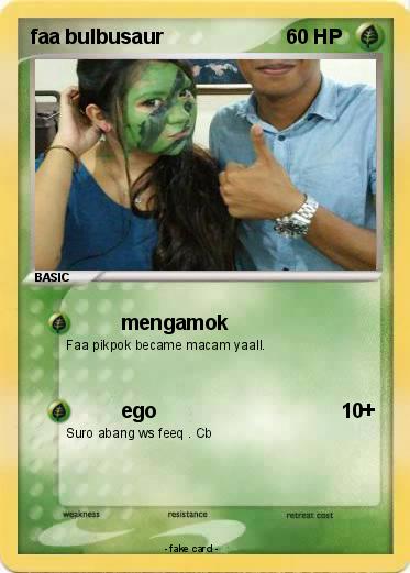 Pokemon faa bulbusaur