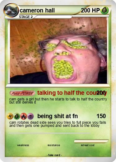 Pokemon cameron hall