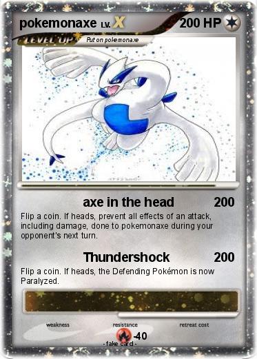 Pokemon pokemonaxe