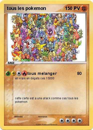 Pokemon tous les pokemon