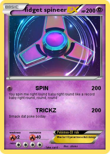Pokemon fidget spineer