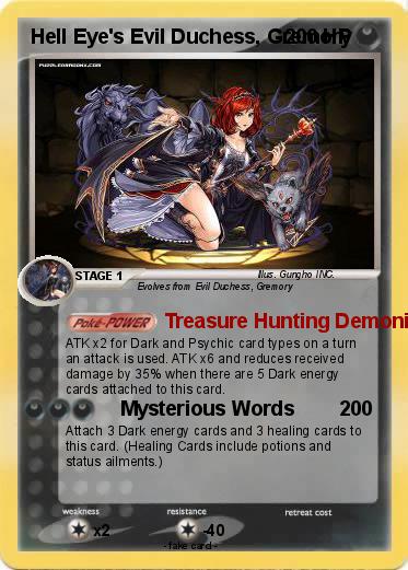 Pokemon Hell Eye's Evil Duchess, Gremory