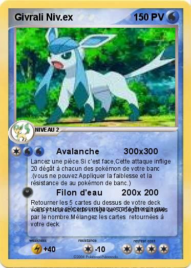 Pokemon Givrali Niv.ex