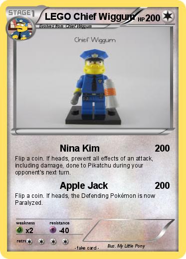 Pokemon LEGO Chief Wiggum