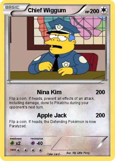Pokemon Chief Wiggum