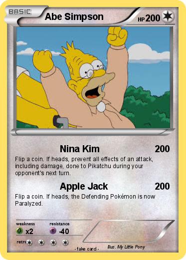 Pokemon Abe Simpson