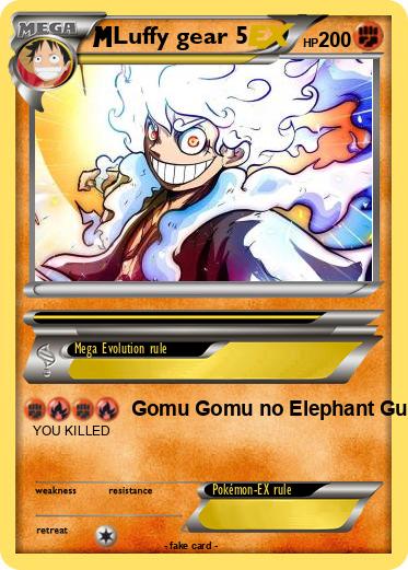 Pokemon Luffy gear 5