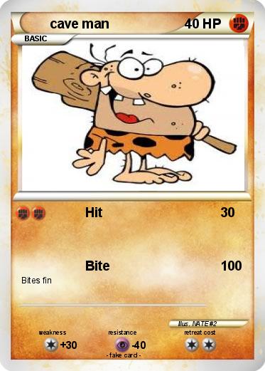 Pokemon cave man