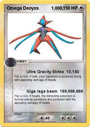 Pokemon Omega Deoyxs          1,000,                 