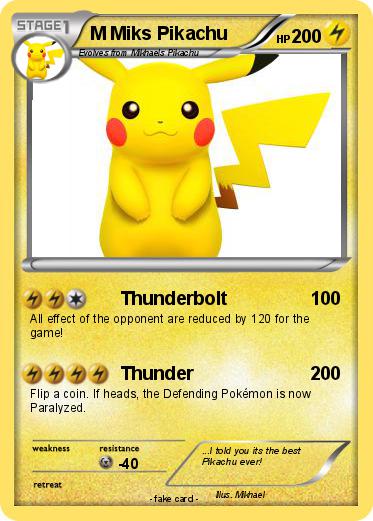 Pokemon M Miks Pikachu